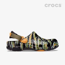 크록스 클래식 올 터레인 카모 클로그 블랙 멀티 남성 샌들 208062
