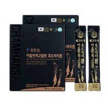 참한삼 흑도라지 스틱 10ml x 60포 배 도라지 혼합 농축액 도라지청 진액 즙, 흑도라지스틱 60포, 1개