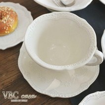 VBC까사 티컵세트-크림