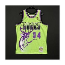 Mitchell & Ness NBA Milwaukee Bucks Ray Allen #34 Men’s Basketball Jersey #484