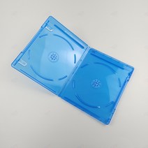 연질 블루레이 CD 케이스 씨디 보관함 반투명 DVD 앨범 보관 보호 케이스 1P 블루더블