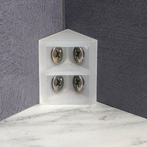 모서리 ㄱ자꺽쇠 플라스틱 코너 브라켓 DIY 코너보강재 연결철물, 투명, 1개