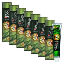 엘지생활건강 죽염 평생 잇몸건강 잇몸고 치약 120g (잇몸염증을 예방하는 9번 구운 죽염), 7개