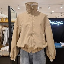 파파야 GD01 오버핏 숏 항공점퍼 PNMRJP001A