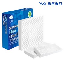맑은필터 1+1+1 헤파 PM0.3 초미세먼지 차량용 자동차에어컨필터(한정판), 036HP(3개)-그랜드카니발 05년8월후