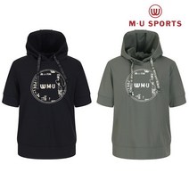 엠유스포츠 [엠유스포츠] 여성 반팔 후드 티셔츠 (MU22122PL06)