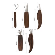 우드카빙키트 ALLSOME 8Pcs 나무 조각 칼 치즐 목공 커터 손 도구 세트 필링 목각 스푼, [01] A Packing, 한개옵션0