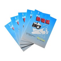 레이저 렌즈 클리닝 페이퍼 물티슈 카메라 현미경 필터 유리용 부드러운 티슈 소책자, [01] 5 pcs, [02] 10x15cm