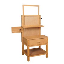 수납형 이젤 받침대 사생대회 원목 미술 화방 유화