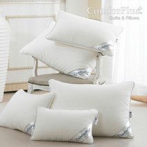 컴포플러스 [국내산]마이크로화이버 레귤러 유아용베개솜2개(30x50) 순면커버2장, 아이보리커버2장