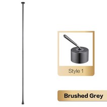 필터샤워헤드 샤워기세트 홀더 샤워헤드 해바라기샤워 럭셔리 고급 황동 블랙 욕실 수도꼭지 천장 디자인 싱글 핸들 차갑고 뜨거운 더블 홀 세면대 및 욕조, 16.Brushed Grey 1