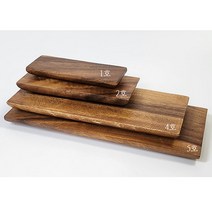 아카시아 통나무 스시도마 1호 16x6 (초밥접시 육회 생선회 플레이트도마 일식집), 품번2818