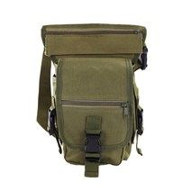 아웃도어 헌팅 허리 가방 파우치 등산 방수 유틸리티 허벅지 지퍼 클로저, 초록