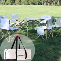 휴대용 접이식 알루미늄 감성 캠핑 테이블 의자 세트 차박 캠핑용 백패킹 피크닉 식탁 용품, 디자인A, 의자 없음