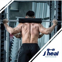 제이힐 프리미엄 스쿼트 패드 바패드 바벨 어깨 숄더 목 힙쓰러스트 힙운동 보호대 쿠션, 기본형(지름 9cm), 화이트 & 블랙마블