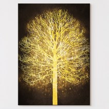 더 아트 컴퍼니 재물운 가득 돈 들어오는 황금나무그림 프리미엄 액자 3종 금전운 승진운 풍수그림 집들이 개업선물 부모님선물, 3. 황금나무 브라운