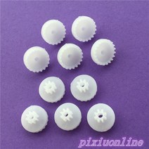 1+2 랙기어 10pcs k74y c20082a 플라스틱 감소 크라운 베벨 모델, 없음