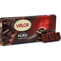 발로르 퓨로 다크 초콜릿 300g Valor Chocolate Puro sin Gluten, 1팩