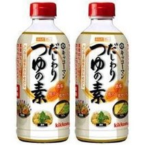 Kikkoman 기꼬만 저염 저인 저칼륨 가다랭이 다시마 국물요리 6배 농축 육수 500ml 2개, 1개