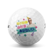 30 홀인원 기원 행운 승진 축하 골프공 로고 인쇄 제작(12구), 브리지스톤 투어 B XS 12구 화이트, C