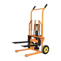 핸드푸시 전동자키 스태커리프트 유압식 소형지게차, 220v 200kg 0.9m