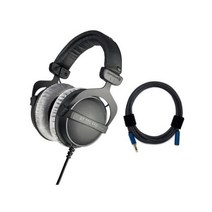 Beyerdynamic DT 770 PRO 80 옴 오버 이어 스튜디오 헤드폰 블랙 번들