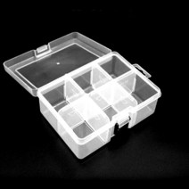 ♥LUCKY♣ 다용도 소품 정리 보관 케이스 6칸 칸막이정리함 볼트수납함 네일아트정리함