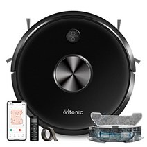 166283 Ultenic 로봇 진공 청소기(D5S)(2500Pa 강력한 청소 흡입 물 닦기 앱 제어 Alexa 호환)