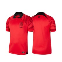 2022 카타르 월드컵 대표팀 아르헨티나 메시 프랑스 브라질 유니폼 단상 축구복 도매, 2022 한국 레드-엠블럼 예매