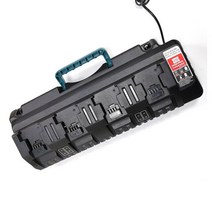 디월트충전기 호환 AJBOX-DC18SF 배터리 충전기 Makita Dewalt Milwaukee 리튬 이온 4 포트 14.4V 18V 12A, 03 For Milwaukee_02 EU