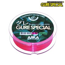 아지카 구레 스페셜 최강원줄 플로팅 무공사 200미터 초강력원줄 감성돔 벵에돔 참돔 부시리, 핑크, 1.5호