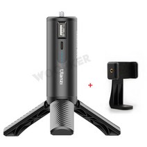 인산철 파워 뱅크 대용량 캠핑용 배터리 5000mah 전원 은행 10w 핸드 그립 배터리 핸들 미니 삼각대 type-c 충전식 전화 카메라 dji gopro 10 9 8 7, bg-4 폰 홀더