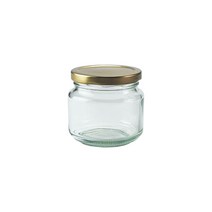 잼병 수제청 과일청 유리병 젓갈병 L-250 48개 1BOX, 뚜껑_화이트