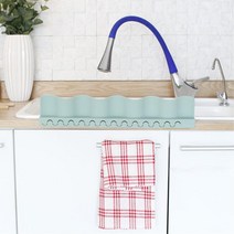 국산 실리콘 웨이브 싱크대 설거지 물막이 물넘침방지턱 실리콘용품 설겆이, 1개, 그레이