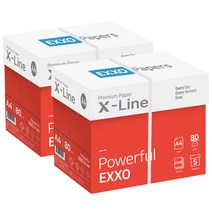 엑소 엑스라인 A4 복사용지(A4용지) 80g 2BOX(5000매), 상세 설명 참조