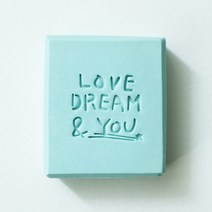 LOVE DREAM & YOU 손글씨 비누도장 / 자체제작 비누아크릴스탬프
