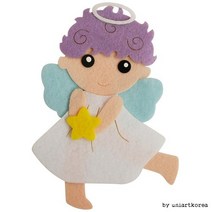 DRC9245033000 펠트 천사 보라