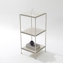 비아 모듈가구 2X1 UV 선반 수납장 SWL184C, 블랙