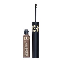 IDUN Minerals 퍼펙트 아이브로우 틴트 젤 - 풍성함 볼륨 및 모양 - 색상 안정성 및 알맞은 두께감 제공 - 100% 비건 안과 테스트 완료 콘택트 렌즈 착용 후, Medium Brown