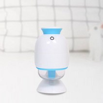 꼬미상점 스탠드 USB 미니 가습기, 퍼플_USB아답터