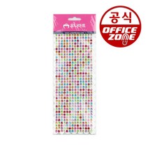 오피스존 유니아트 비즈스티커 76번 큐빅 보석 데코 리폼 꾸미기