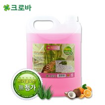 크로바 퓨톨 물비누 거품비누 4L 핸드워시 손세정제 리필, 1개