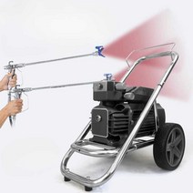 샌드 블라스트 에어리스 페인트 후끼 스프레이건 뿜칠, 6500W 스틸 싱글 건