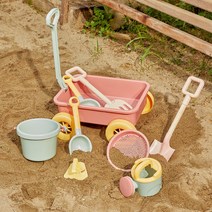 [모던하우스 광주역점] 키즈캠핑 샌드토이 핑크웨건세트