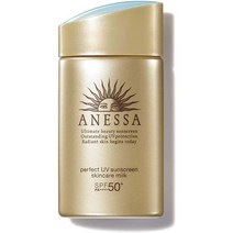 [이라운드몰]시세이도 아넷사 퍼펙트 UV 선크림 스킨케어 밀크 60ml, 단품, 옵션선택