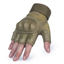 남녀공용 터치스크린 오토바이 라이딩 장갑 너클 보호 전체 손가락 장갑 여름, Fingerless Brown+XL