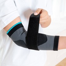 돈조이 엘라스틱 팔꿈치 보호대 슬리브 헬스 골프 테니스 스트랩, 사이즈:M
