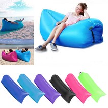 다용도 해변 캠핑 공기소파 간편휴대 릴렉스 1인소파, GS0300158F 그린