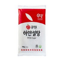 큐원 하얀 설탕, 4개, 3kg