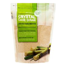 리사랄다 비정제사탕수수당 2kg/ 비정제원당 크리스탈비정제사탕수수당, 2kg, 1개